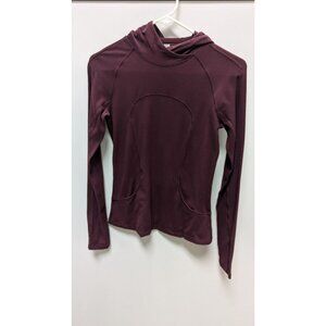 Lululemon Burgundy Hooded Pullover Sweatshirt